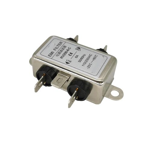 RV200-1A-3A-6A 220V AC مرشح طاقة أحادي الطور أحادي الطور 110 فولت (إدراج جانبي 3A RV200-3 -C) in Kuwait
