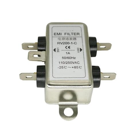 RV200-1A-3A-6A 220V AC مرشح طاقة أحادي الطور أحادي الطور 110 فولت (إدراج جانبي 3A RV200-3 -C) in Kuwait