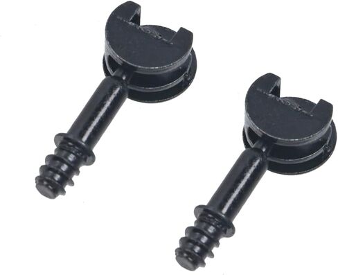 أثاث Antrader الجانبي للأثاث، قفل كامة، تركيب موصل مثبت مسبقًا، مجموعة موصلات مسامير الجوز، أسود، 50 قطعة in Saudi Arabia