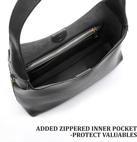 Fall Hobo Leather Shoulder Bag: Slouchy Vegan Handbag Purse - Professional Women College Student - Work Class Travel Everyday in Saudi Arabia