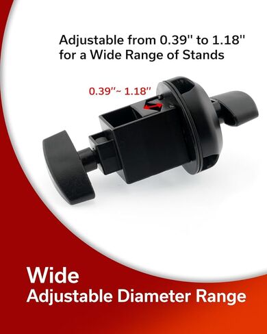 Hamilton KB200M Universal Boom Clamp, Multi-Fit Mount for Speaker, Microphone, and Lighting Stands in Saudi Arabia