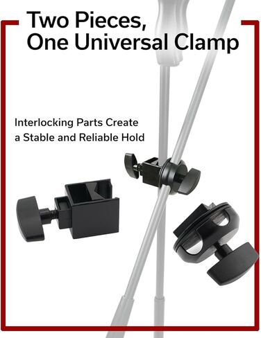 Hamilton KB200M Universal Boom Clamp, Multi-Fit Mount for Speaker, Microphone, and Lighting Stands in Saudi Arabia