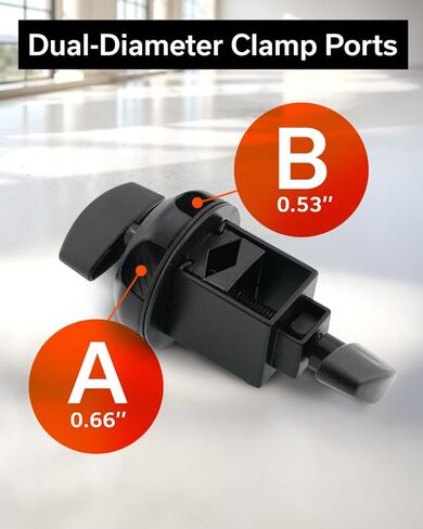 Hamilton KB200M Universal Boom Clamp, Multi-Fit Mount for Speaker, Microphone, and Lighting Stands in Saudi Arabia
