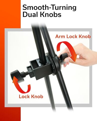 Hamilton KB200M Universal Boom Clamp, Multi-Fit Mount for Speaker, Microphone, and Lighting Stands in Saudi Arabia