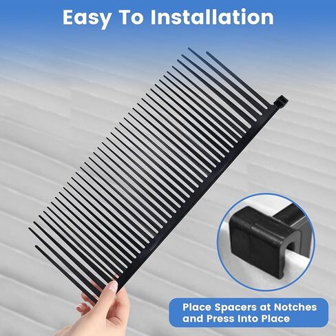 #4119 Pleat Spacers Replacement Compatible with Aprilaire 2200, 2250, Space Gard 2200 Whole House Furnace, 4119 Fresh Air Ventilation Furnace Filters, 6 Pack in Saudi Arabia