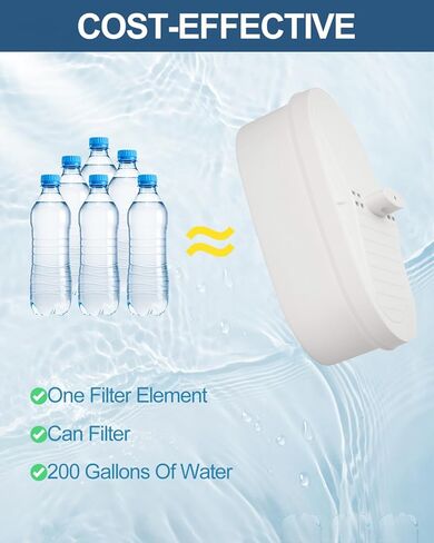 KEEPOW WD-PF-01A Plus Replacement Filter Compatible with All Water-Drop Pitcher Filtration System, Reduces PFOA/PFOS, Chlorine, Last Up to 3 Months or 200 Gallons, 4 Pack in Saudi Arabia