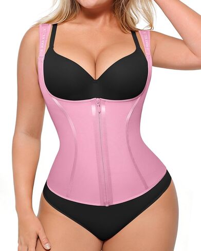 مدرب خصر من SHAPELLX للنساء، مشد للتحكم في البطن، ملابس داخلية للتمرين، مشكل الجسم من فاجا مع حزام كتف قابل للتعديل in Saudi Arabia