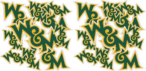 ملصق كلية صبار الصحراء ويليام وماري قبيلة W&M شارات الفينيل زجاجة مياه للكمبيوتر المحمول ورقة قصاصات السيارة T3 (النوع 3-1) in Saudi Arabia