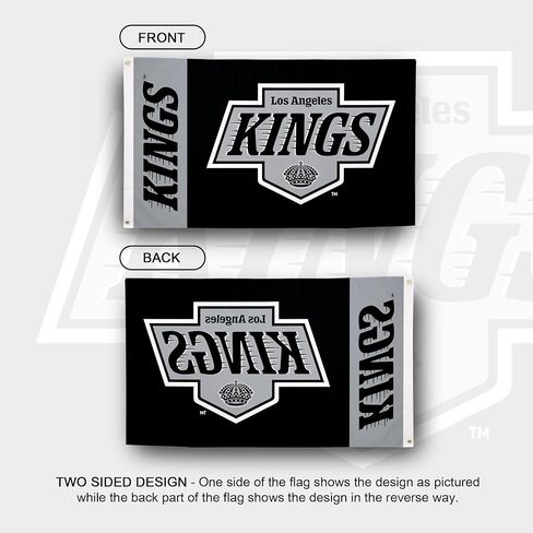 Desert Cactus Los Angeles Kings Flag NHL 100% Polyester Indoor Outdoor 3x5 feet National Hockey League Team Flags LA (Team Name #2) in Saudi Arabia