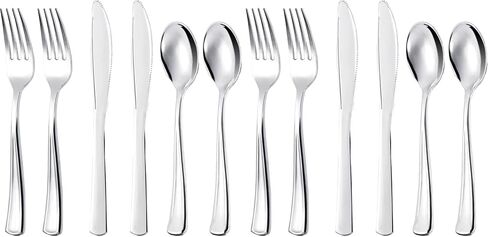 40PCS Gold Plastic Silverware - Heavy Duty Elegant Disposable Utensils - Gold Plastic Cutlery Set Includes 20 Forks, 10 Spoons, 10 Knives for Dinner, Parties, Weddings in Saudi Arabia
