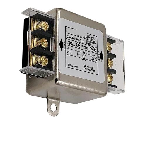 مكبر صوت CW4L2 10A 20 مصدر طاقة CW3 مرشح 220 فولت مرحلة واحدة CW4EL2 AC محطة كتلة دليل السكك الحديدية S(CW3-10A -SR Terminal) in Kuwait