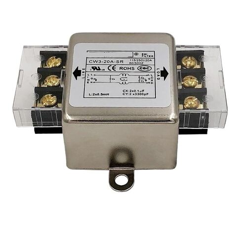 مكبر صوت CW4L2 10A 20 مصدر طاقة CW3 مرشح 220 فولت مرحلة واحدة CW4EL2 AC محطة كتلة دليل السكك الحديدية S(CW3-10A -SR Terminal) in Kuwait