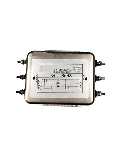 Three-Wire Three-Phase 250V/380V Power Supply Filter Anti-Interference AC Filter CW12B-20A Bolt(CW12B-60A-S) in Saudi Arabia
