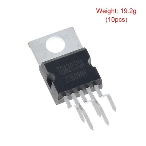 TDA2030 TO220-5 TDA2030A TO-220 Linear Audio Amplifier Short-Circuit and Thermal Protection IC 10Pcs in Saudi Arabia