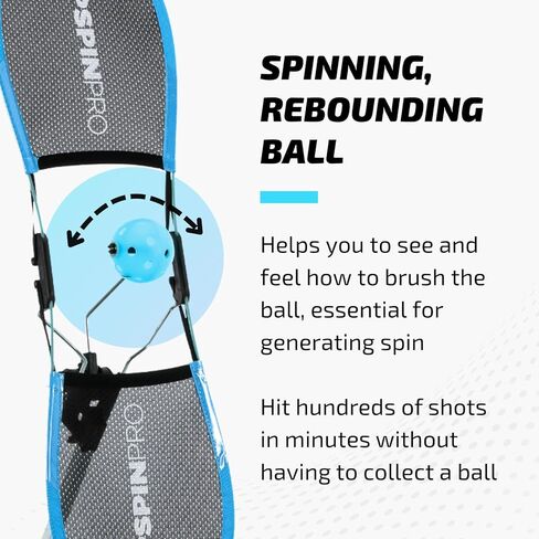 Pickleball TopspinPro Training Aid – Learn Topspin Fast for Better Control & Consistency | Practice Anywhere, Anytime | Patent-Proven System for Recreational Players in Saudi Arabia