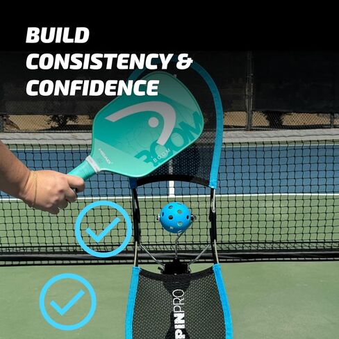 Pickleball TopspinPro Training Aid – Learn Topspin Fast for Better Control & Consistency | Practice Anywhere, Anytime | Patent-Proven System for Recreational Players in Saudi Arabia