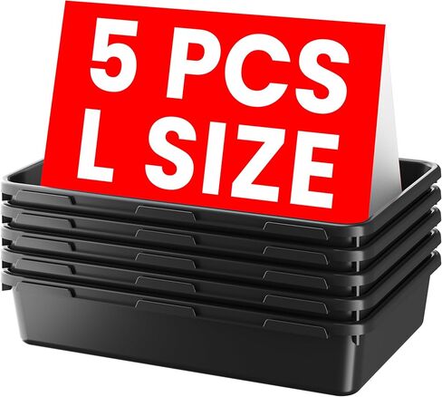 A-LUGEI【𝟲𝟬𝗣𝗰𝘀】【5 Size】 Tool Box Organizer Tray Divider Set, 【Black】 Desk Drawer Organizer, Garage Organization and Storage Toolbox Accessories Rolling Tool Chest Cart Cabinet WorkBench Small Part in Saudi Arabia