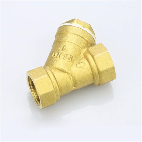1/2 "3/4" 1 "2" 3 "4" أنثى مضمنة Y شبكة مصفاة المواضيع تصفية صمام مرشح النحاس Y على شكل مصفاة نحاس صمام تصفية (2 بوصة) in Kuwait