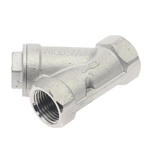 أنثى مضمنة Y شبكة مصفاة المواضيع تصفية 304 الفولاذ المقاوم للصدأ BSPT 1/2 "3/4" 1 "1-1/4" 1-1/2" صمام (3/4") in Kuwait