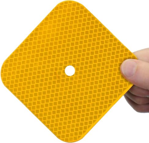 SmartSign "Traffic Safety Delineator " Sign | 4" x 4" 3M Diamond Grade Reflective Aluminum in Saudi Arabia