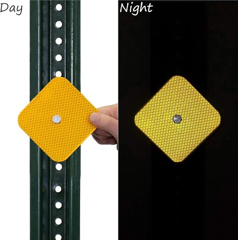 SmartSign "Traffic Safety Delineator " Sign | 4" x 4" 3M Diamond Grade Reflective Aluminum in Saudi Arabia