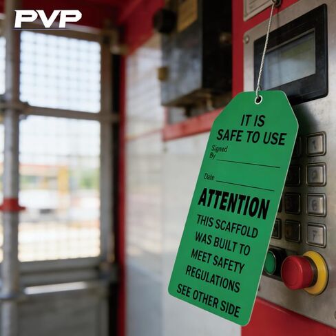 25 Set Danger Caution Attention Sign Scaffold Status Tag Do Not Alter OSHA Safety Inspection Warning Sign Tag Card for Out of Service, Equipment Repair in Saudi Arabia