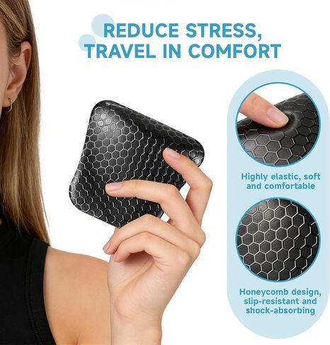 LeaOcaao Arch Support Inserts Women for Flat Feet(2 Pcs), Compact Travel-Ready Gel Arch Inserts for Plantar Fasciitis Relief with Adhesive Arch Pad - Relieve Pressure and Feet Painn (Black) in Saudi Arabia