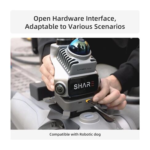 SHARE SLAM S20 3D LiDAR Scanner,Handheld Professional Surveying Design Architecture Scanning Measurement Spatial Camera Point Cloud 3DGS,Indoor and Outdoor Spaces, 1-Inch Sensor Accuracy 1cm 70m Range in Saudi Arabia