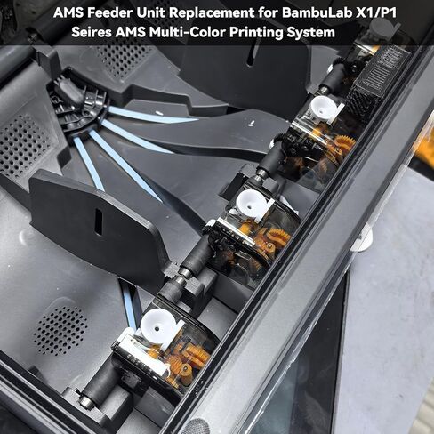 AMS Feeder Unit Replacement for P1P/P1S/X1/X1C/X1E AMS Multi-Color Printing System: Hall Sensor Equipped Filament Drive Gear Part 3D Printer Accessories in Saudi Arabia