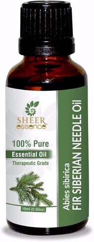 Fir Siberian Needle Oil (Abies Sibirica) Essential Oil 100% Pure Natural Undiluted Uncut Therapeutic Grade Oil 0.16 Fl.OZ in Saudi Arabia
