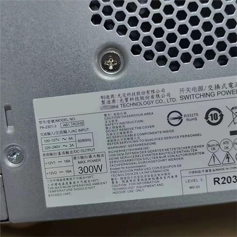 1 قطعة 300 واط امدادات الطاقة ل M6660G 6 + 4PIN PS-2301-3 .3001B.00B PA-2301-3AB-ROHS in Kuwait