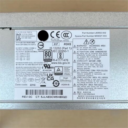 1 قطعة Z2 G5 TWR 700 واط تحويل التيار الكهربائي D19-700P1A L80662-002 M09027-003 in Saudi Arabia