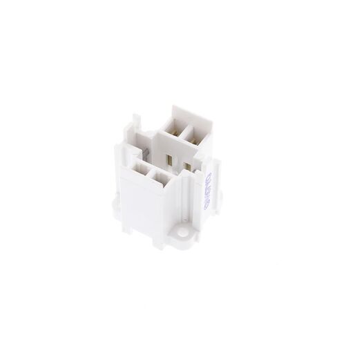 Leviton 75W GX24q-3 Lamp Base 26W 4-Pin Screw-Down Compact Fluorescent Lampholder, 26725-419, White in Saudi Arabia