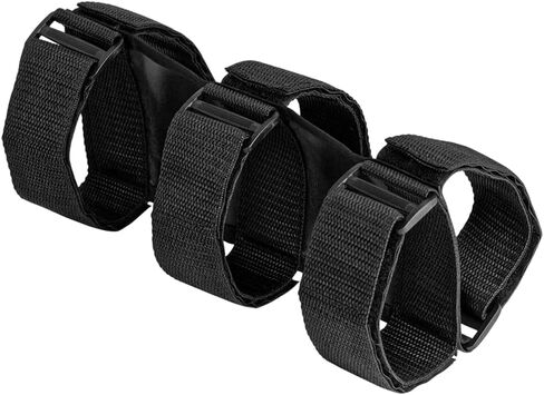 2PCS Car Roll Bar Fire Extinguisher Holder, Adjustable Vehicle Fire Extinguisher Mount Strap Brackets, Automotive Interior Safety Accessories, Universal for SUV Truck Off-Road (Black) in Saudi Arabia