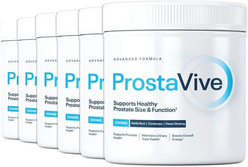 ProstaVive Advanced Prostate Support Formula - Complete Urinary & Bladder Health Supplement - Helps Promote Strong Flow & Emptying - Natural Powder - Gluten Free, Non-GMO in Saudi Arabia