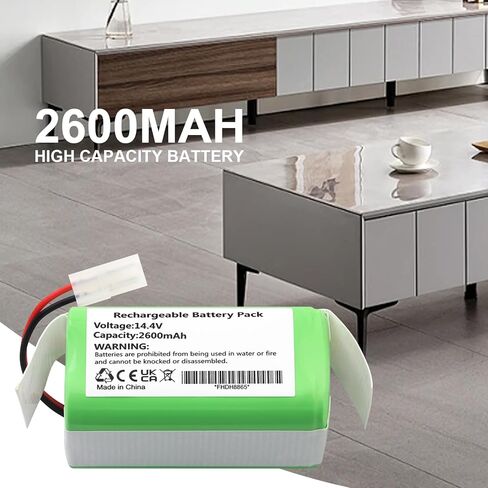 استبدال البطارية لـ Bobsweep Bob Sweep Pro SJP110020، Bob Standard، Bob Pethair Junior WJ540011 WP460011RO WPP56001 WPP56002 Bissell EV675 EV775 29339 28599 2859T 2859W 2933 3115، Kealive I6 Robot in Saudi Arabia