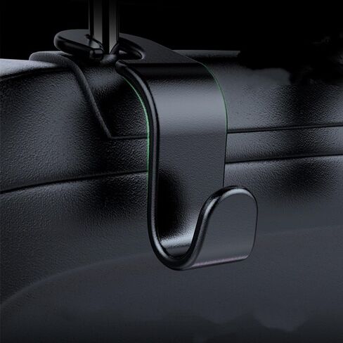 2pcs Car Seat Organizer Hooks Multi-Use Headrest Hanger - 3.9" L x 3.1" W in Saudi Arabia
