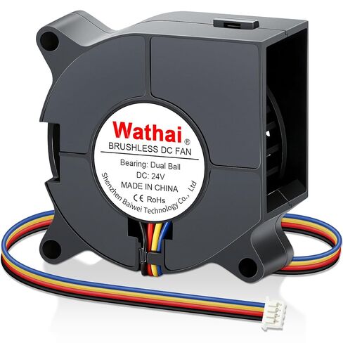 Wathai 4020 Fan 24V, 4 Pin PWM Small Blower Fans for Cooling, Upgrade 3D Printer 24 Volt Fans 40mm x 20mm Dual Ball Bearing, Hotend Part Centrifugal Fan in Saudi Arabia