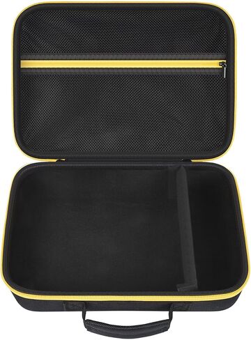 GWCASE Hard Storage Travel Case Compatible with Tire Inflator Portable Air Compressor 20V and 12V Car Power Adapter. Mesh Pocket for Accessories, Built-in Dividers, Black（Bag Only） in Saudi Arabia