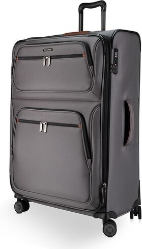 Ricardo Beverly Hills Montecito 3.0 Softside Luggage Collection – Expandable Suitcases with Wheels and TSA Lock, 25" Medium Check-in, Graphite in Saudi Arabia