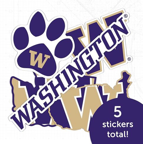 ملصق صحراء الصبار جامعة واشنطن UW Huskies Husky شارات الفينيل زجاجة مياه للكمبيوتر المحمول سجل قصاصات السيارة T2 (النوع 2-3) in Saudi Arabia