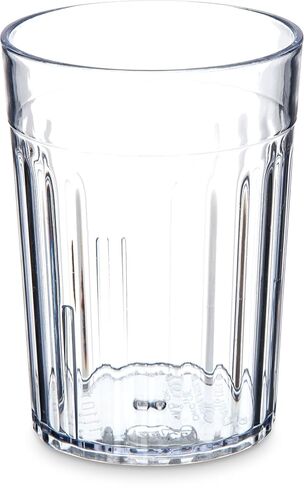 منتجات Carlisle FoodService Products Bistro Tumbler بهلوان بلاستيكي للمطاعم والمطاعم والمطابخ والبلاستيك، 10.2 أونصة، شفاف in Saudi Arabia