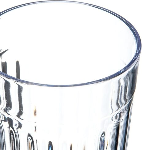 منتجات Carlisle FoodService Products Bistro Tumbler بهلوان بلاستيكي للمطاعم والمطاعم والمطابخ والبلاستيك، 10.2 أونصة، شفاف in Saudi Arabia
