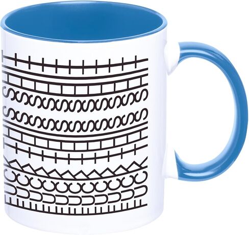 Fuck This Shit Mug - 11 Oz Ceramic Fuck This Shit Cup, Funny Coffee Mug, Unique Gag Gift for Men Women Coworkers Friends Sister Brother, Funny Gifts for Birthday, Retirement, Work, Office in Saudi Arabia