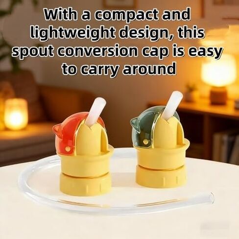 Water Bottle Spout Conversion Cap with Straw, 2026 Upgraded Water Bottle Spout Adapter, Reusable Silicone Sippy Cup Lid for Juice & Water Bottles, Spill-Proof Flip Top Cover (4PCS-Mix) in Saudi Arabia