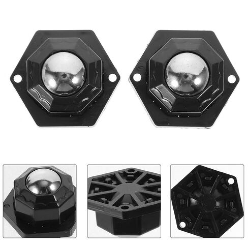 4pcs 20Mm Self Adhesive Mini Swivel Wheels with Steel Ball Bearings, Universal Small Furniture Casters for Lightweight Appliances and Trash Cans, Quiet Smooth Rolling in Saudi Arabia