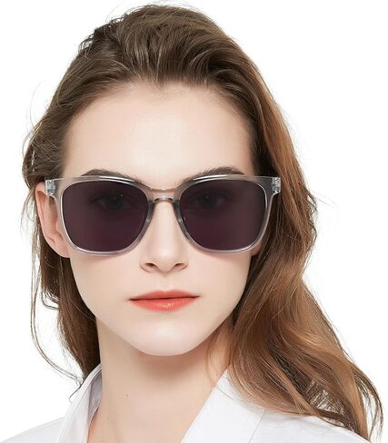 AEZUNI Oversized Reading Sunglasses for Women Large Square Full Lens Sun Readers Non Bifocal 1.0 1.5 2.0 2.5 3.0 3.5 in Saudi Arabia