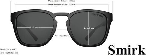 نظارات القارئ Tifosi Optics Smirk (الدنيم الكريستالي، 1.5، x) in Saudi Arabia