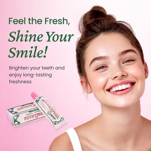 EUTHYMOL Whitening Toothpaste Travel Set (1.4fl oz*3, Pack of 3) - Stocking Stuffers. Stain Removal in 2 Weeks, Long-Lasting Freshness for Sensitive Gum & Teeth. Bad Breath, Cavity Prevention. in Saudi Arabia