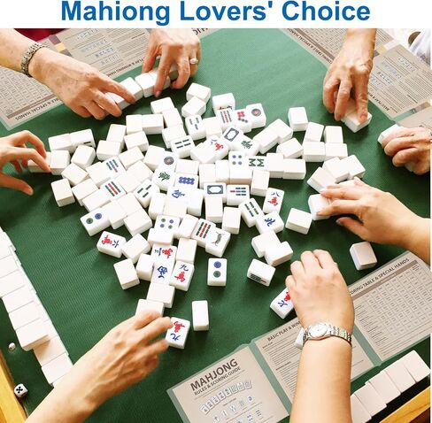 4 Pcs 2026 Mahjong Card Sleeve Protectors, Mah Jongg Cards Holder Cover, Frosted Clear Plastic Covers for 2025/2026 Large Size Print Scorecards (6 1/8" x 4 3/4"), Mahjong Accessories Gift in Saudi Arabia
